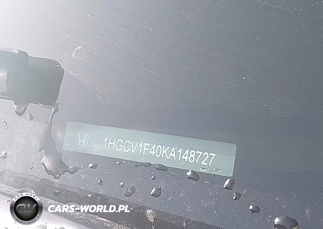 2019 Honda Accord Ex VIN:1HGCV1F40KA148727 - 9