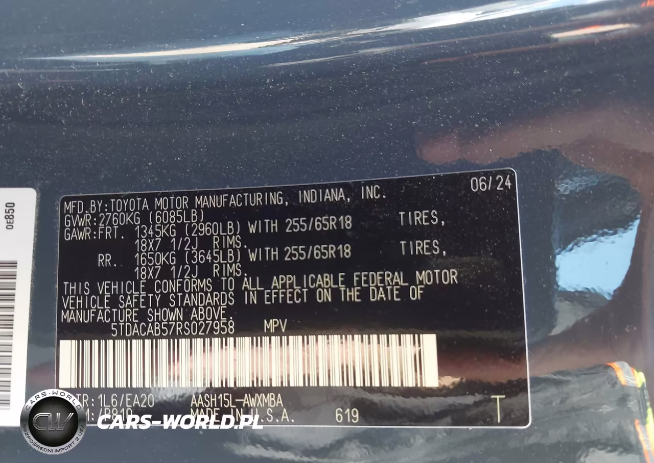 2024 Toyota Grand Highlander Hybrid Xle VIN:5TDACAB57RS027958 - 9