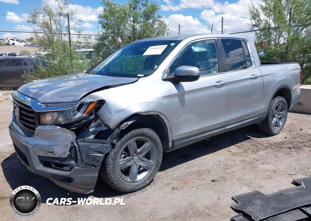 2021 Honda Ridgeline Awd Rtl VIN:5FPYK3F52MB019004 - 2
