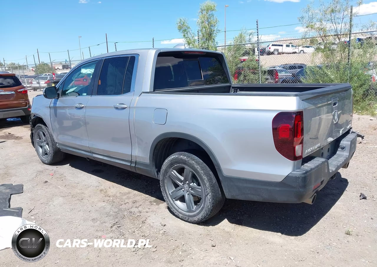 2021 Honda Ridgeline Awd Rtl VIN:5FPYK3F52MB019004 - 3