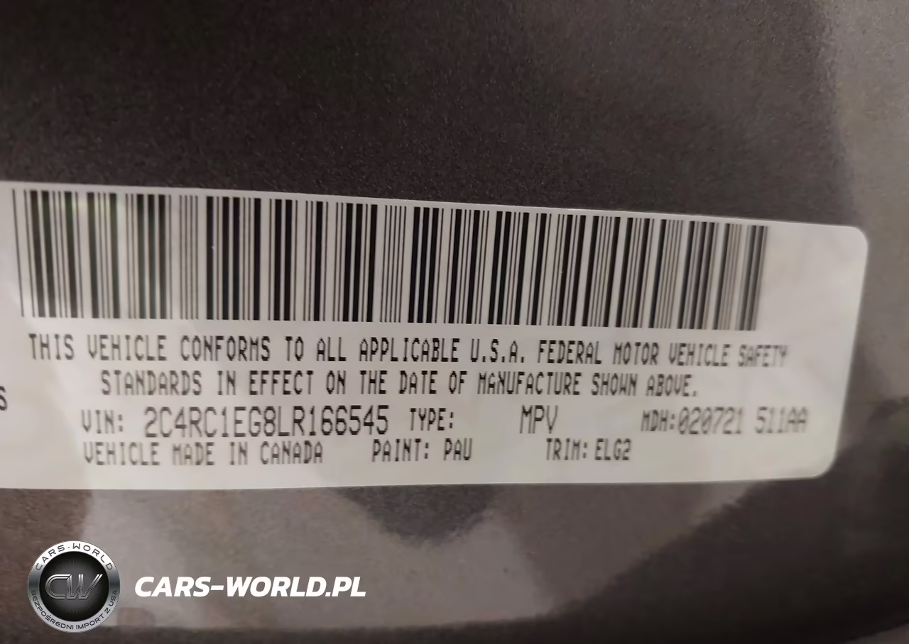 2020 Chrysler Pacifica Touring L Plus VIN:2C4RC1EG8LR166545 - 9