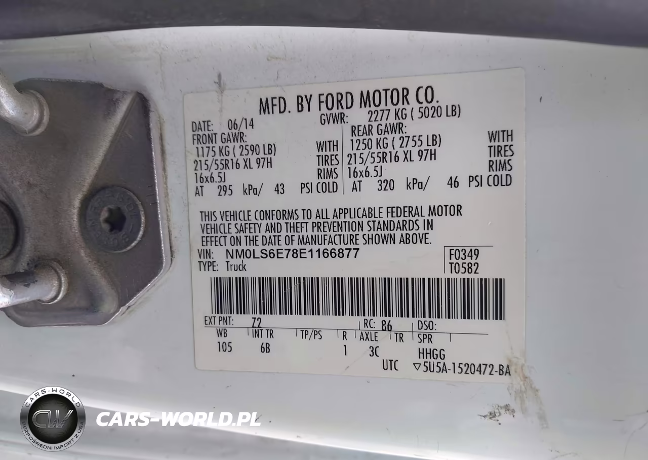 2014 Ford Transit Connect Xl VIN:NM0LS6E78E1166877 - 9