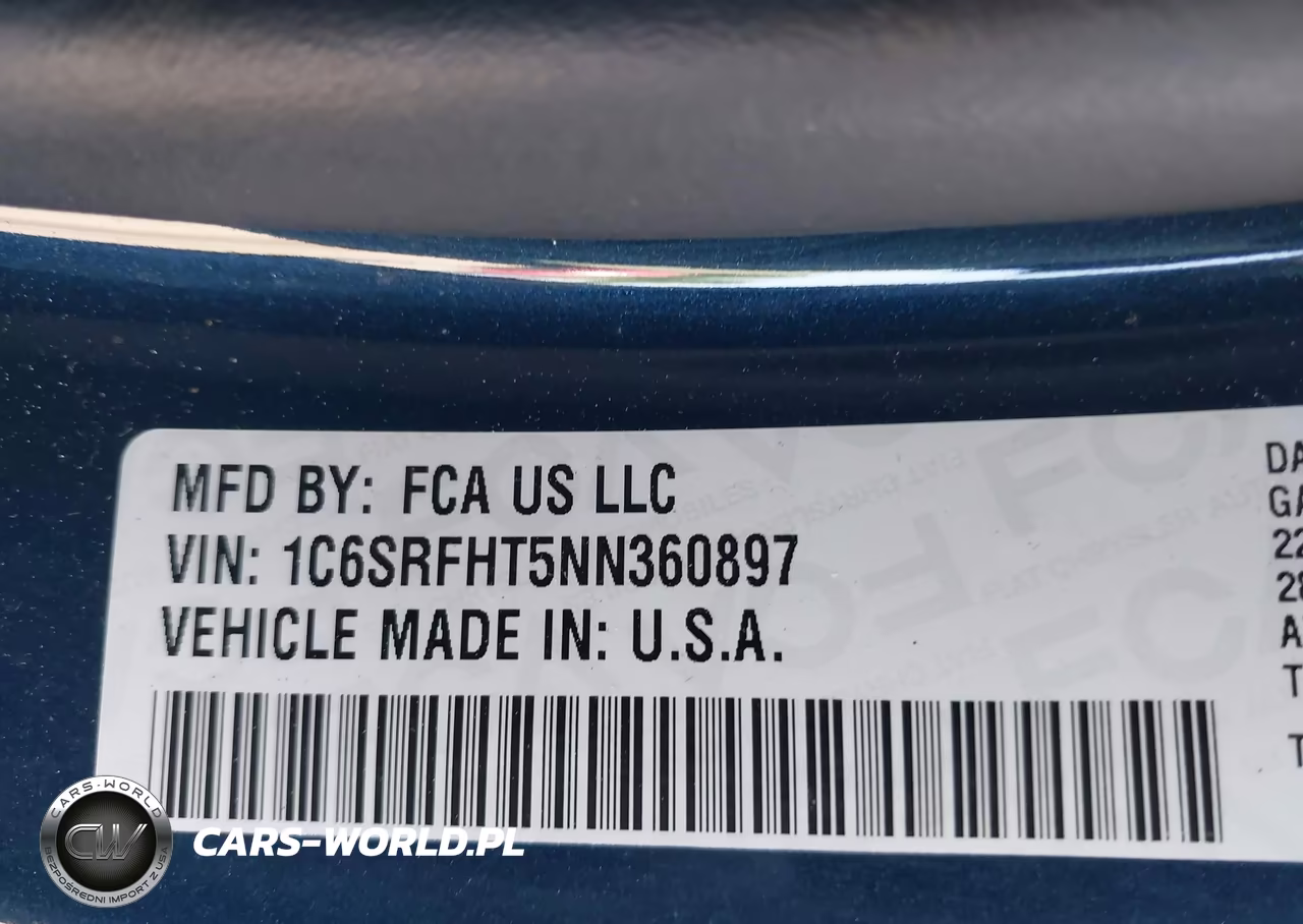 2022 Ram 1500 Limited 4X4 5'7 Box VIN:1C6SRFHT5NN360897 - 9