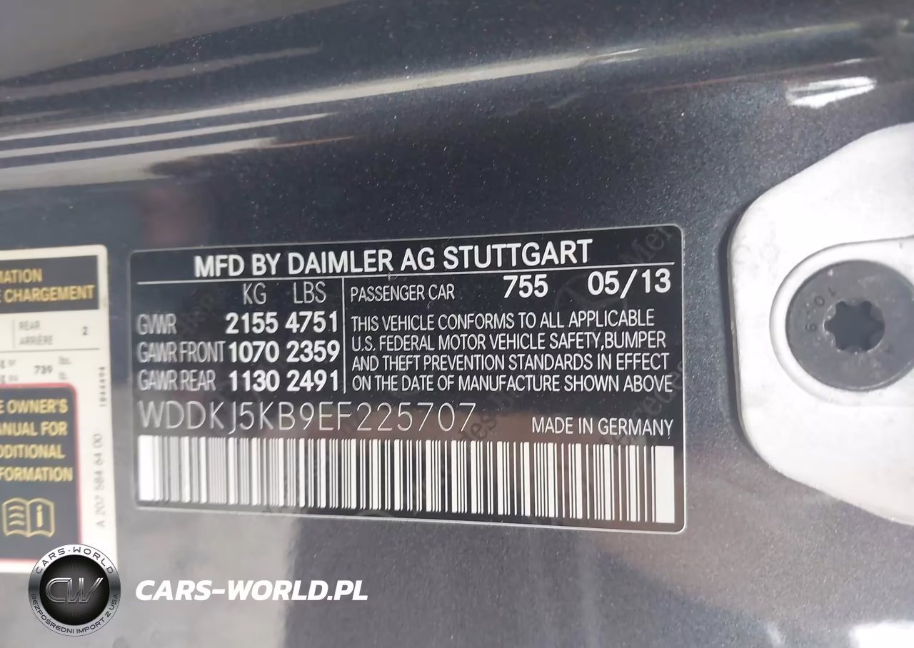 2014 Mercedes-Benz E 350 VIN:WDDKJ5KB9EF225707 - 9