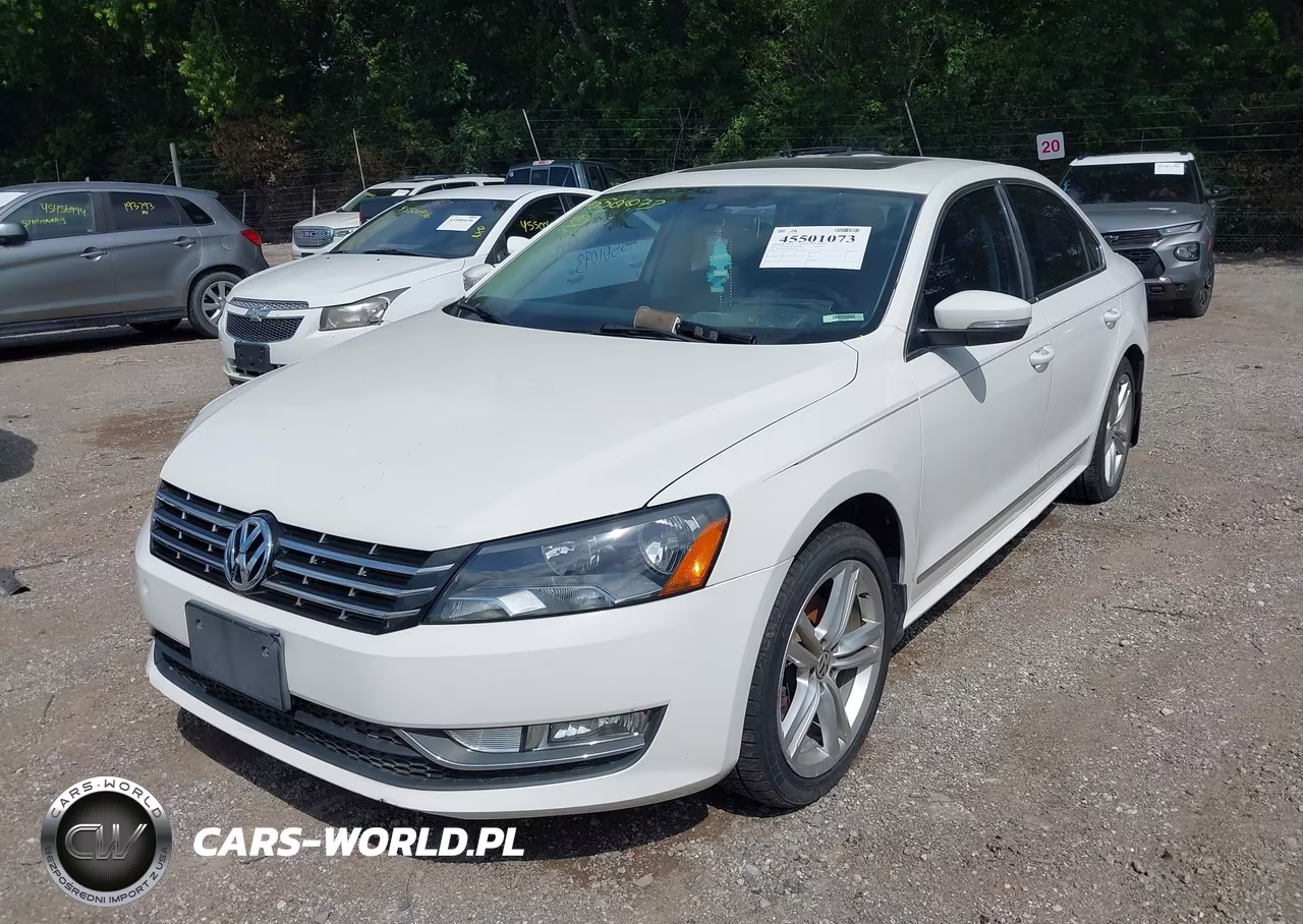 2014 Volkswagen Passat 2.0L Tdi Sel Premium VIN:1VWCN7A37EC037565 - 2