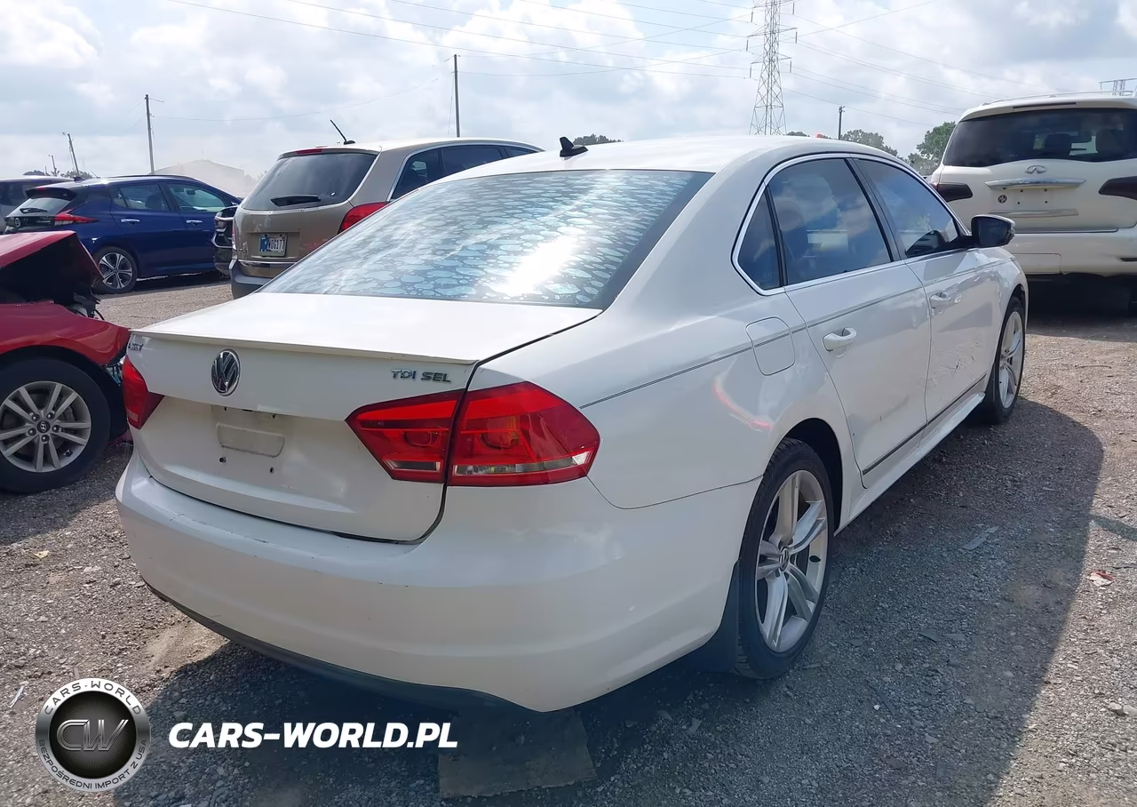 2014 Volkswagen Passat 2.0L Tdi Sel Premium VIN:1VWCN7A37EC037565 - 4