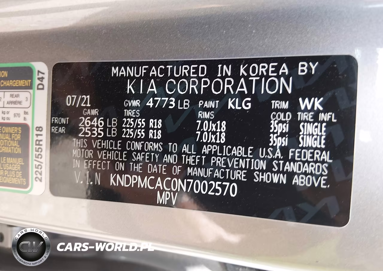 2022 Kia Sportage Lx VIN:KNDPMCAC0N7002570 - 9