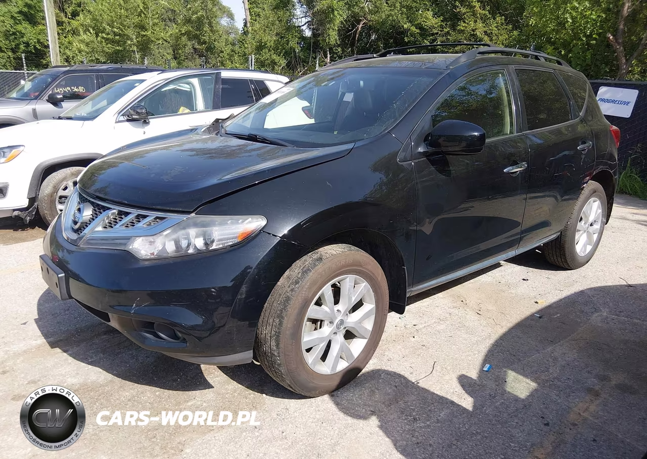 2014 Nissan Murano Sl VIN:JN8AZ1MWXEW516163 - 2