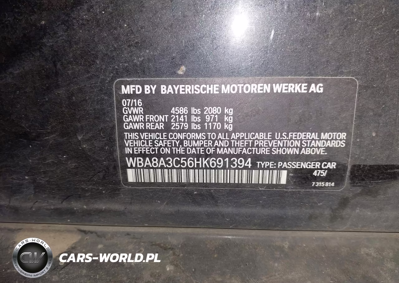 2017 BMW 320I xDrive VIN:WBA8A3C56HK691394 - 9