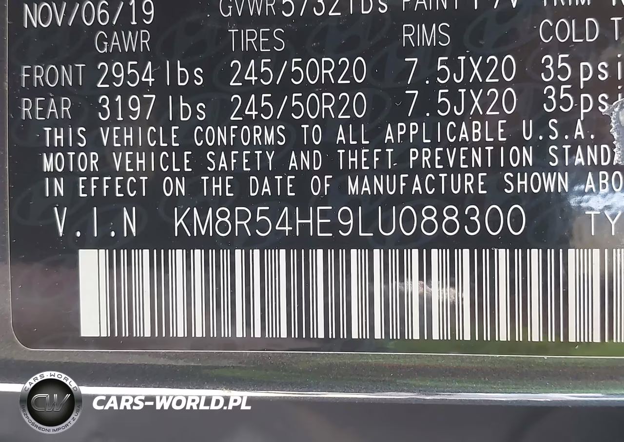 2020 Hyundai Palisade Limited VIN:KM8R54HE9LU088300 - 9