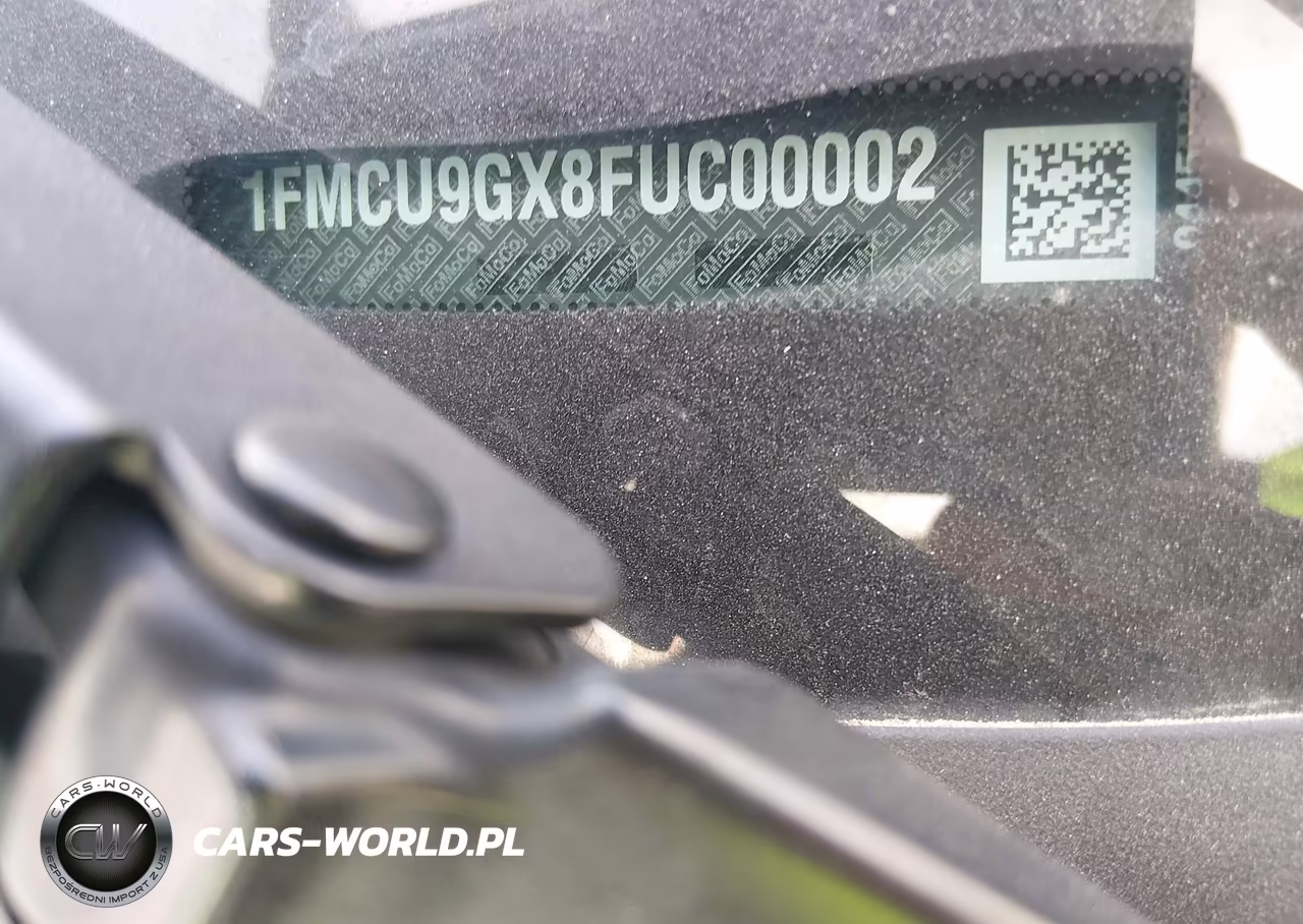 2015 Ford Escape Se VIN:1FMCU9GX8FUC00002 - 9