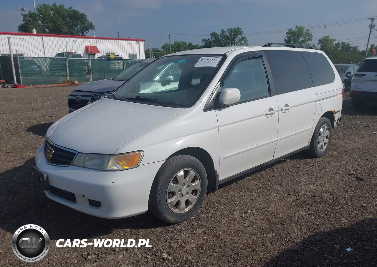 2002 Honda Odyssey Ex VIN:2HKRL18662H582561 - 2
