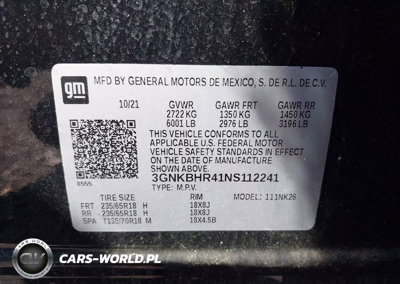 2022 Chevrolet Blazer Awd 2Lt VIN:3GNKBHR41NS112241 - 9