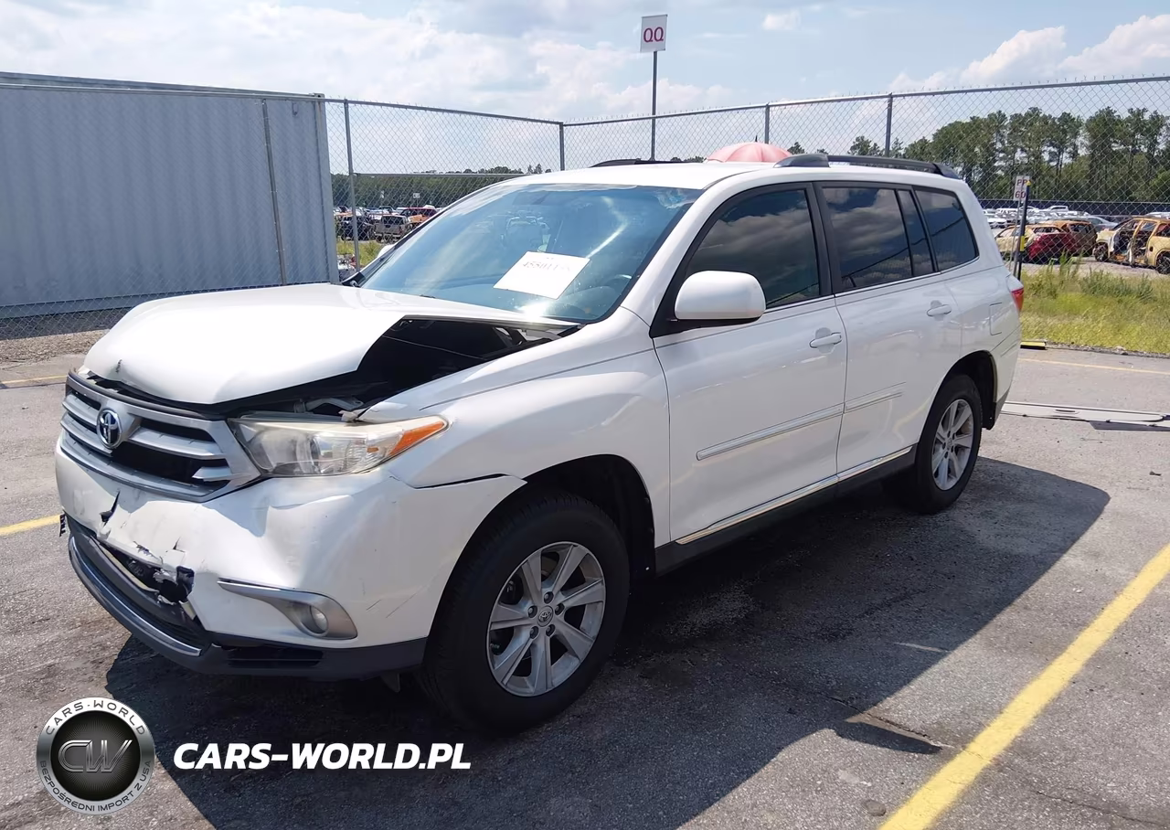 2013 Toyota Highlander Base Plus V6 VIN:5TDZK3EH0DS126086 - 2