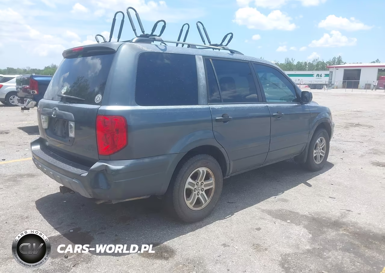 2005 Honda Pilot Ex VIN:5FNYF18495B042917 - 4