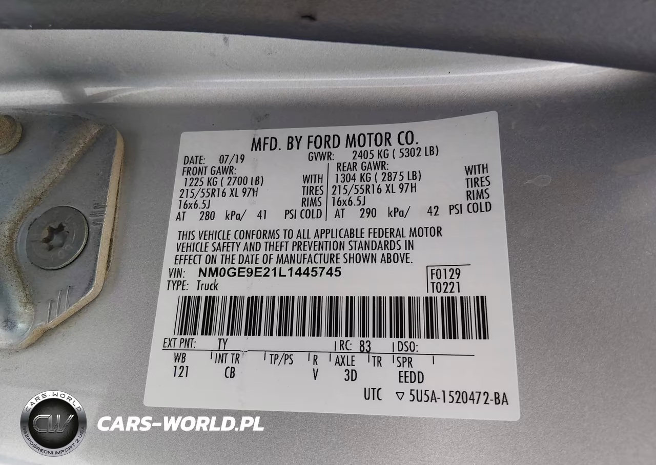 2020 Ford Transit Connect Xl Passenger VIN:NM0GE9E21L1445745 - 9
