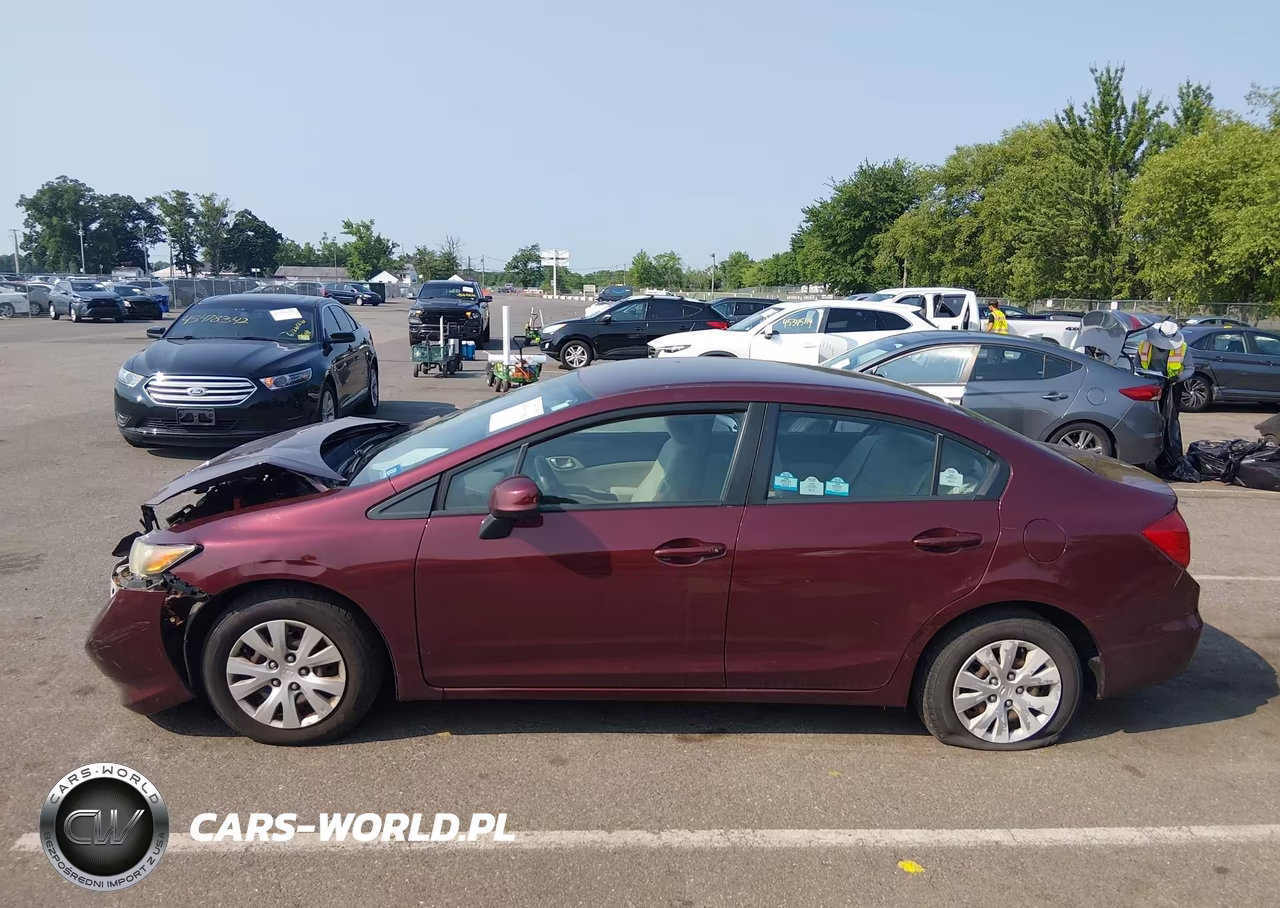 2012 Honda Civic Lx VIN:2HGFB2F57CH590394 - 14