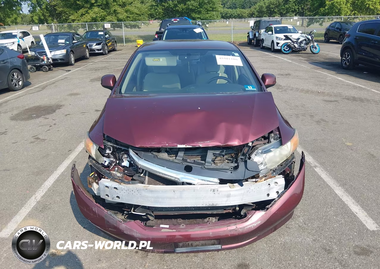2012 Honda Civic Lx VIN:2HGFB2F57CH590394 - 6