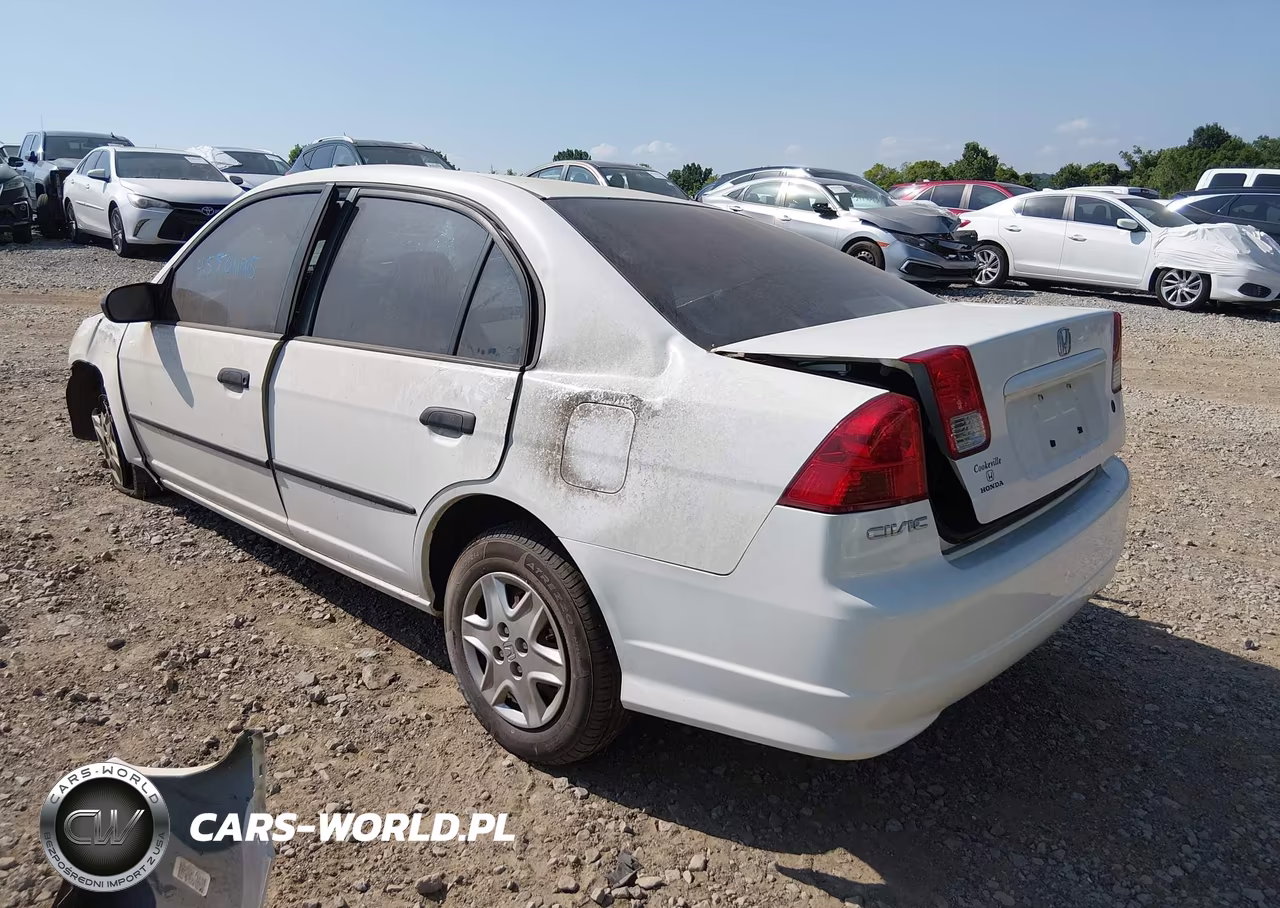 2004 Honda Civic Vp VIN:1HGES16354L002467 - 3