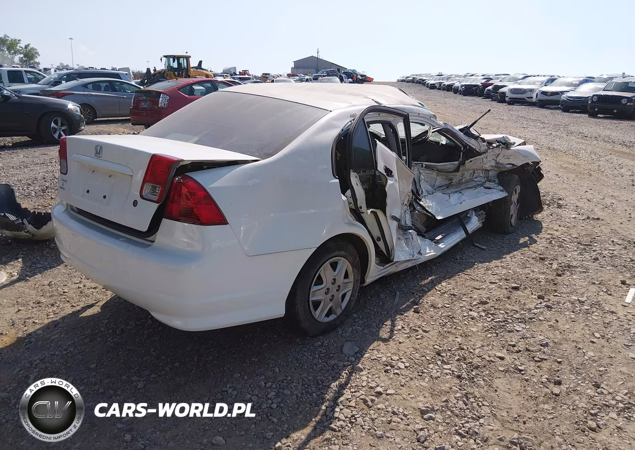 2004 Honda Civic Vp VIN:1HGES16354L002467 - 4
