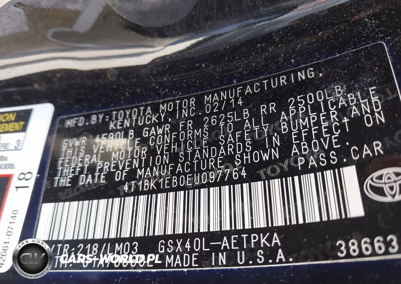 2014 Toyota Avalon Limited VIN:4T1BK1EB0EU097764 - 9