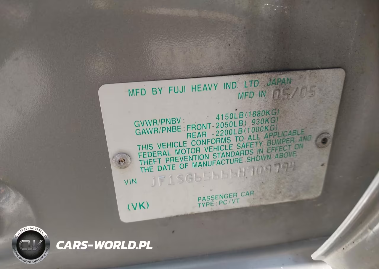 2006 Subaru Forester 2.5X VIN:JF1SG65666H709794 - 9