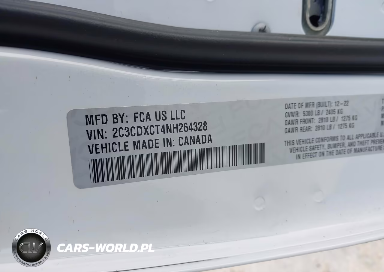 2022 Dodge Charger R-T VIN:2C3CDXCT4NH264328 - 9