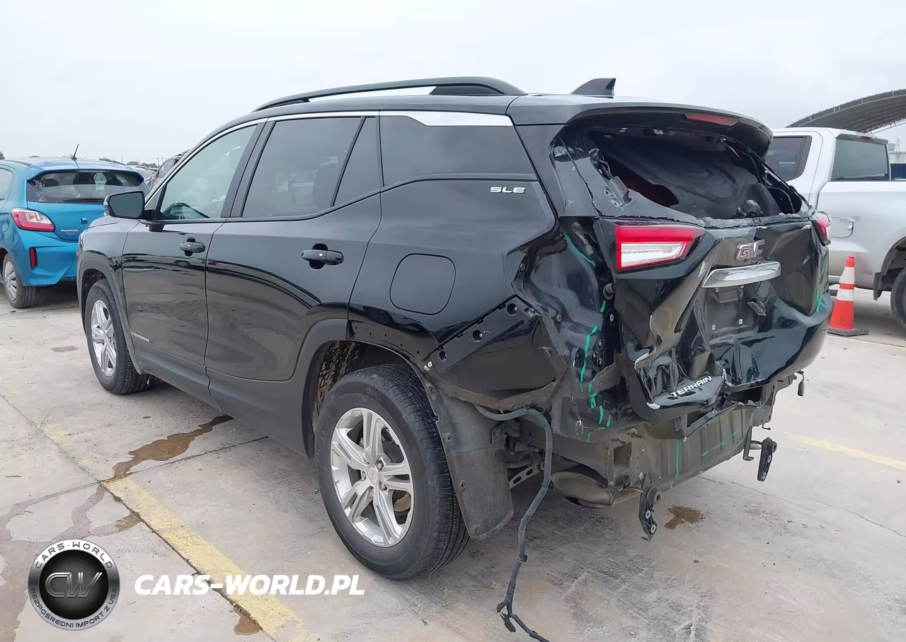 2022 GMC Terrain Fwd Sle VIN:3GKALMEV7NL147728 - 3
