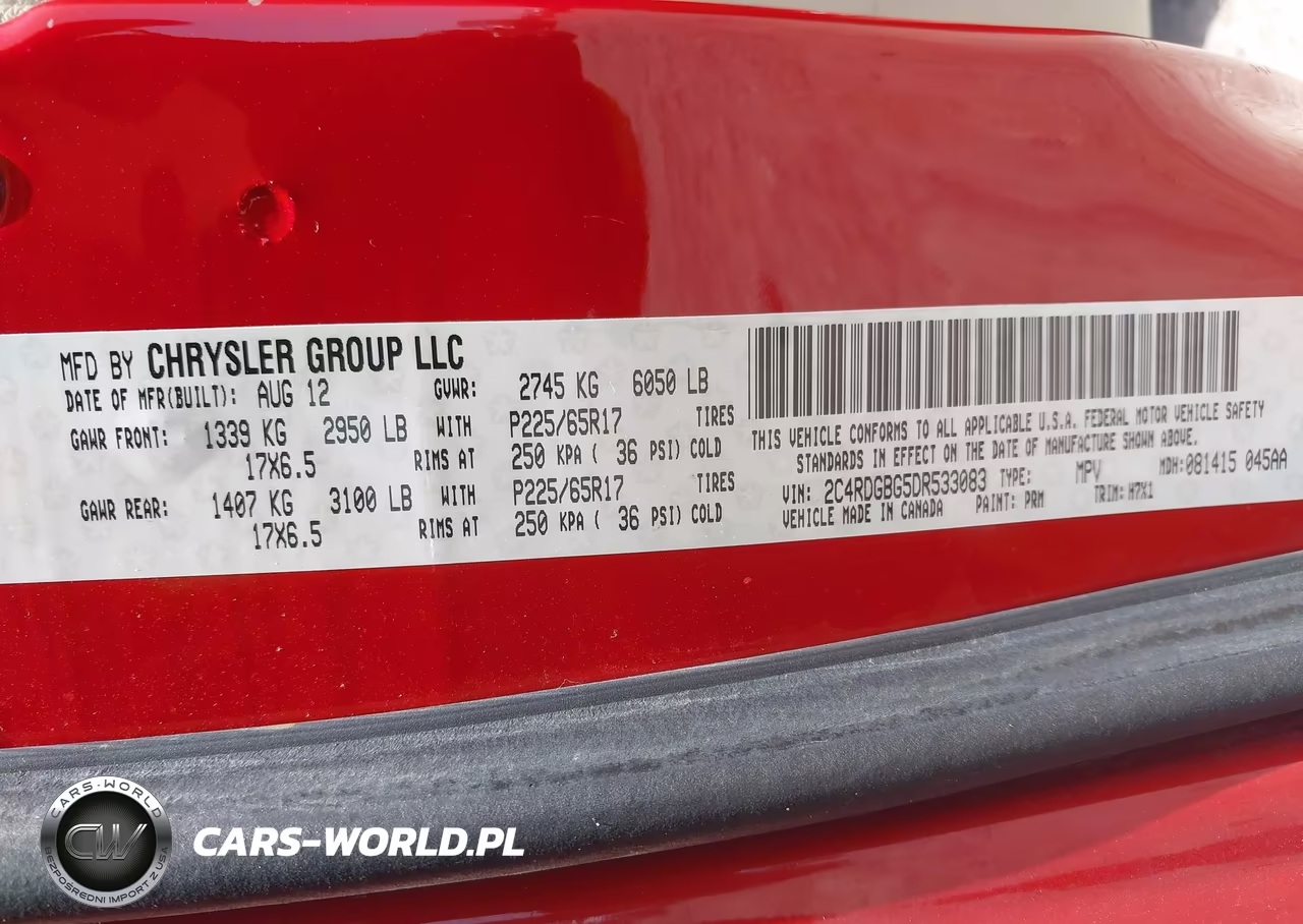 2013 Dodge Grand Caravan Se VIN:2C4RDGBG5DR533083 - 9