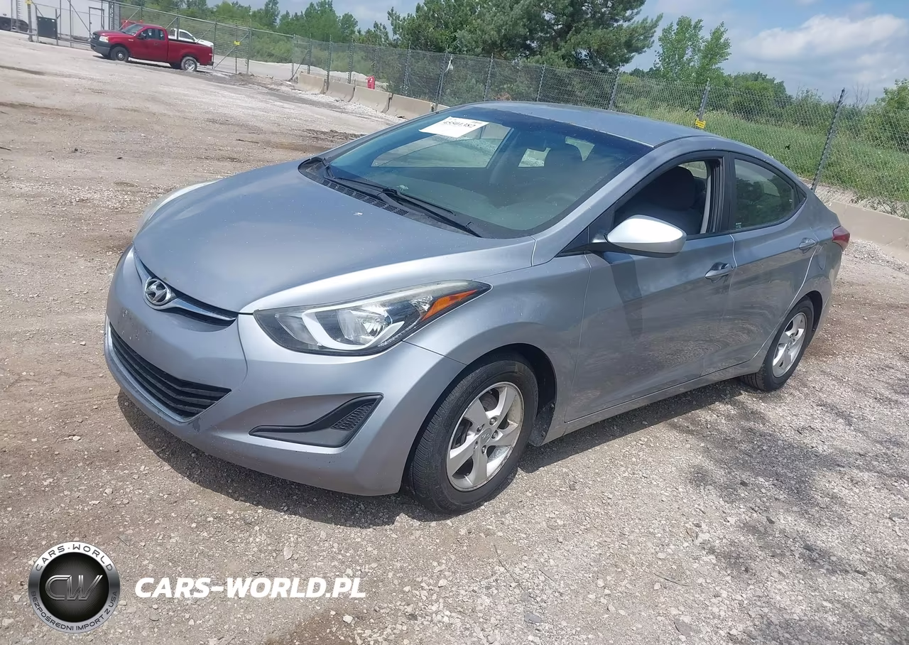2015 Hyundai Elantra Se VIN:5NPDH4AE9FH567010 - 2