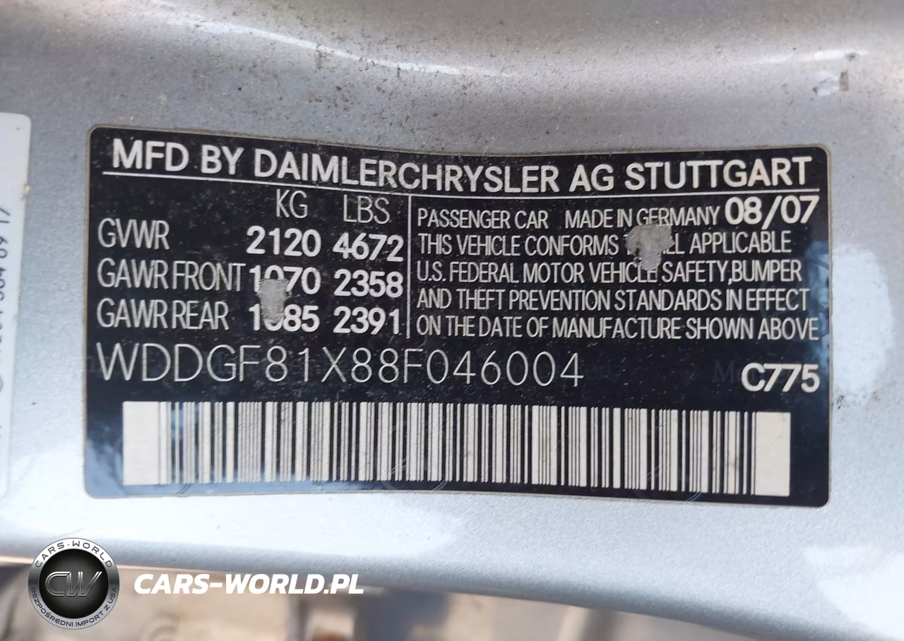 2008 Mercedes-Benz C 300 Luxury 4Matic-Sport 4Matic VIN:WDDGF81X88F046004 - 9