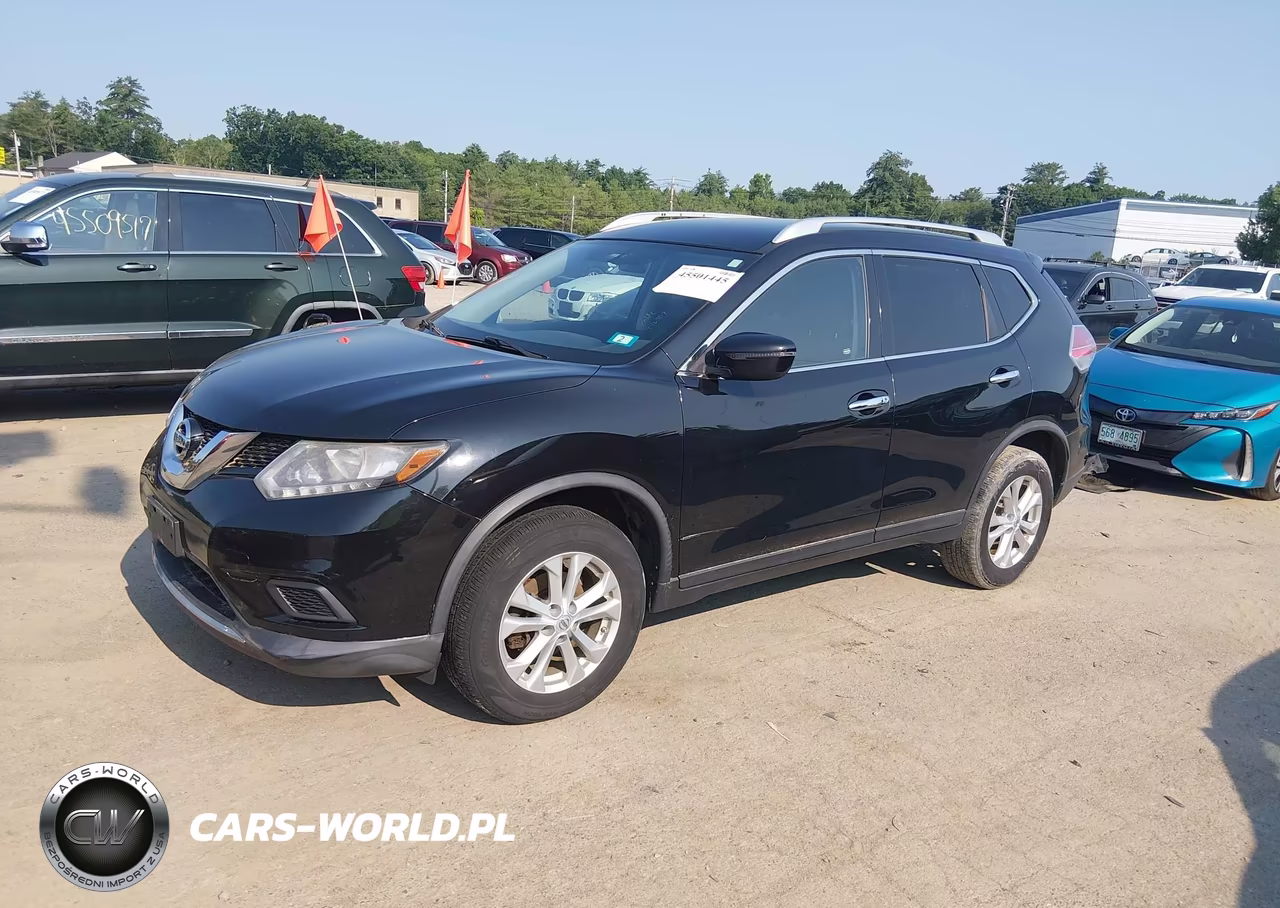 2016 Nissan Rogue Sv VIN:KNMAT2MVXGP621406 - 2