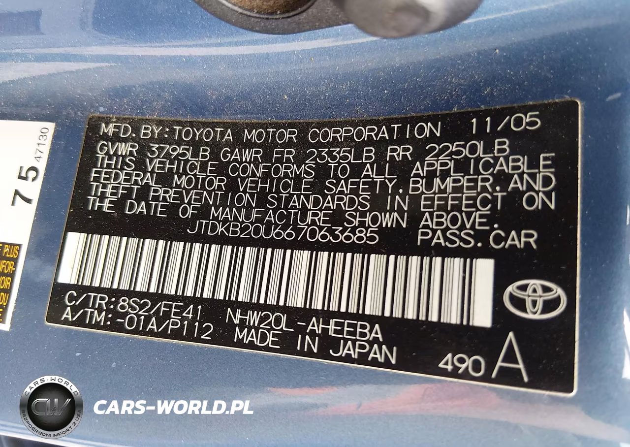 2006 Toyota Prius VIN:JTDKB20U667063685 - 9