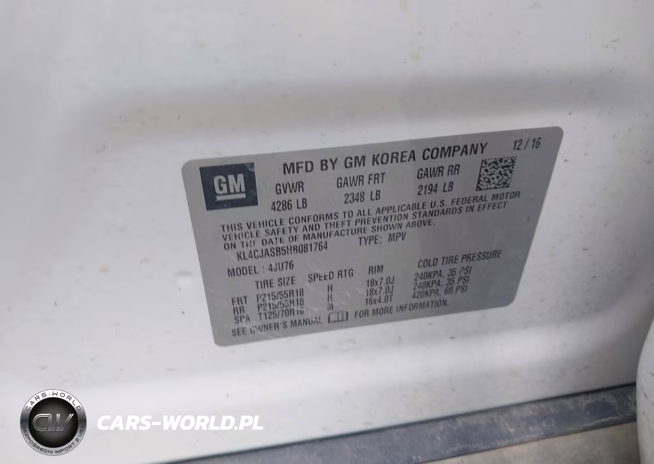 2017 Buick Encore Preferred VIN:KL4CJASB5HB081764 - 9