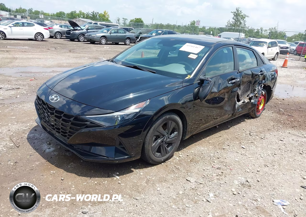 2021 Hyundai Elantra Sel VIN:KMHLM4AG9MU127361 - 2