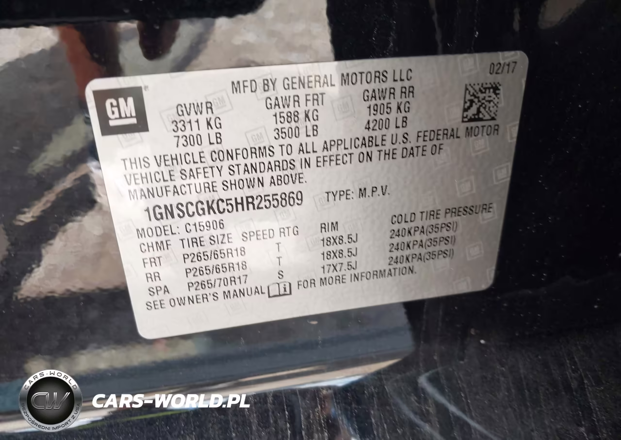 2017 Chevrolet Suburban Ls VIN:1GNSCGKC5HR255869 - 9