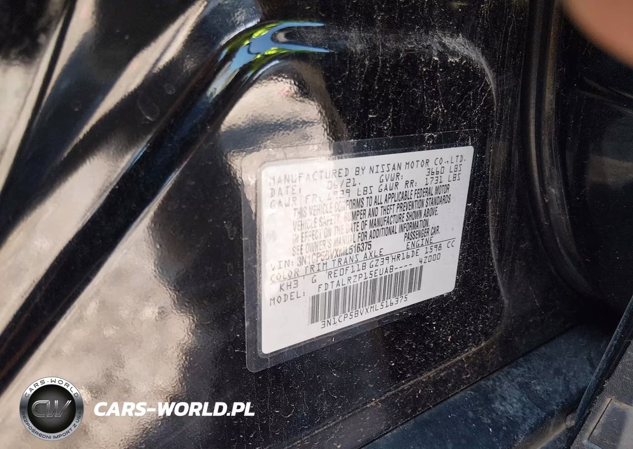 2021 Nissan Kicks S Xtronic Cvt VIN:3N1CP5BVXML516375 - 9