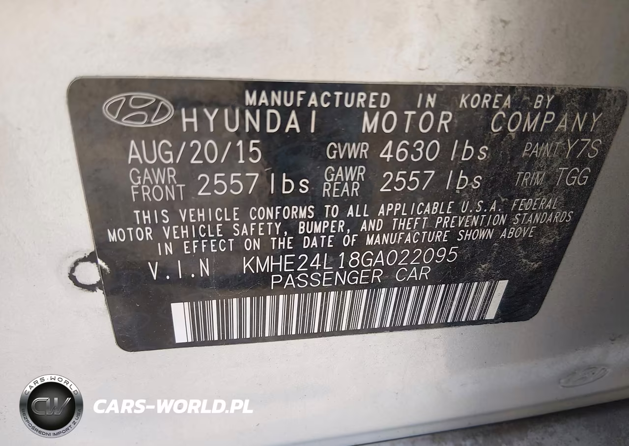 2016 Hyundai Sonata Hybrid Se VIN:KMHE24L18GA022095 - 9