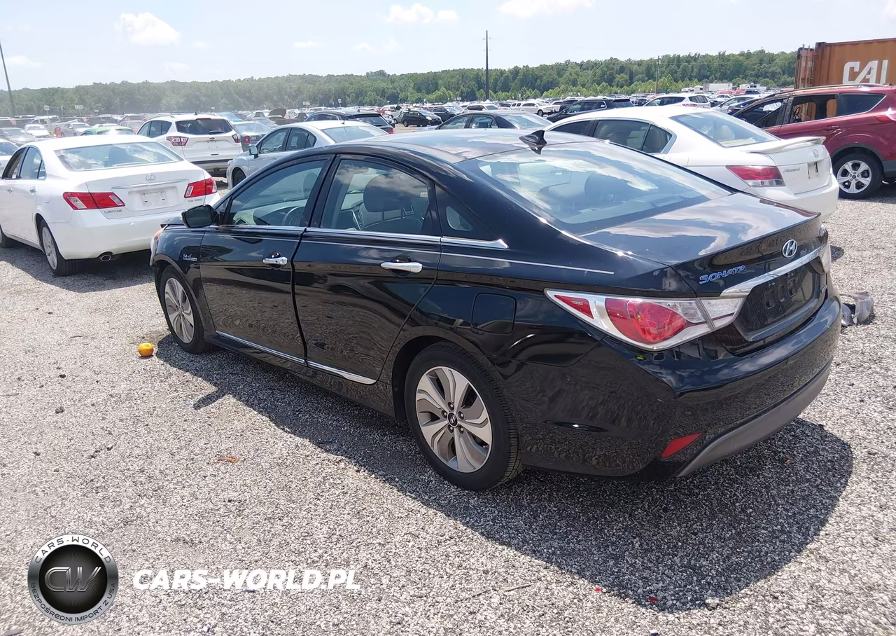 2014 Hyundai Sonata Hybrid Limited VIN:KMHEC4A42EA105075 - 3