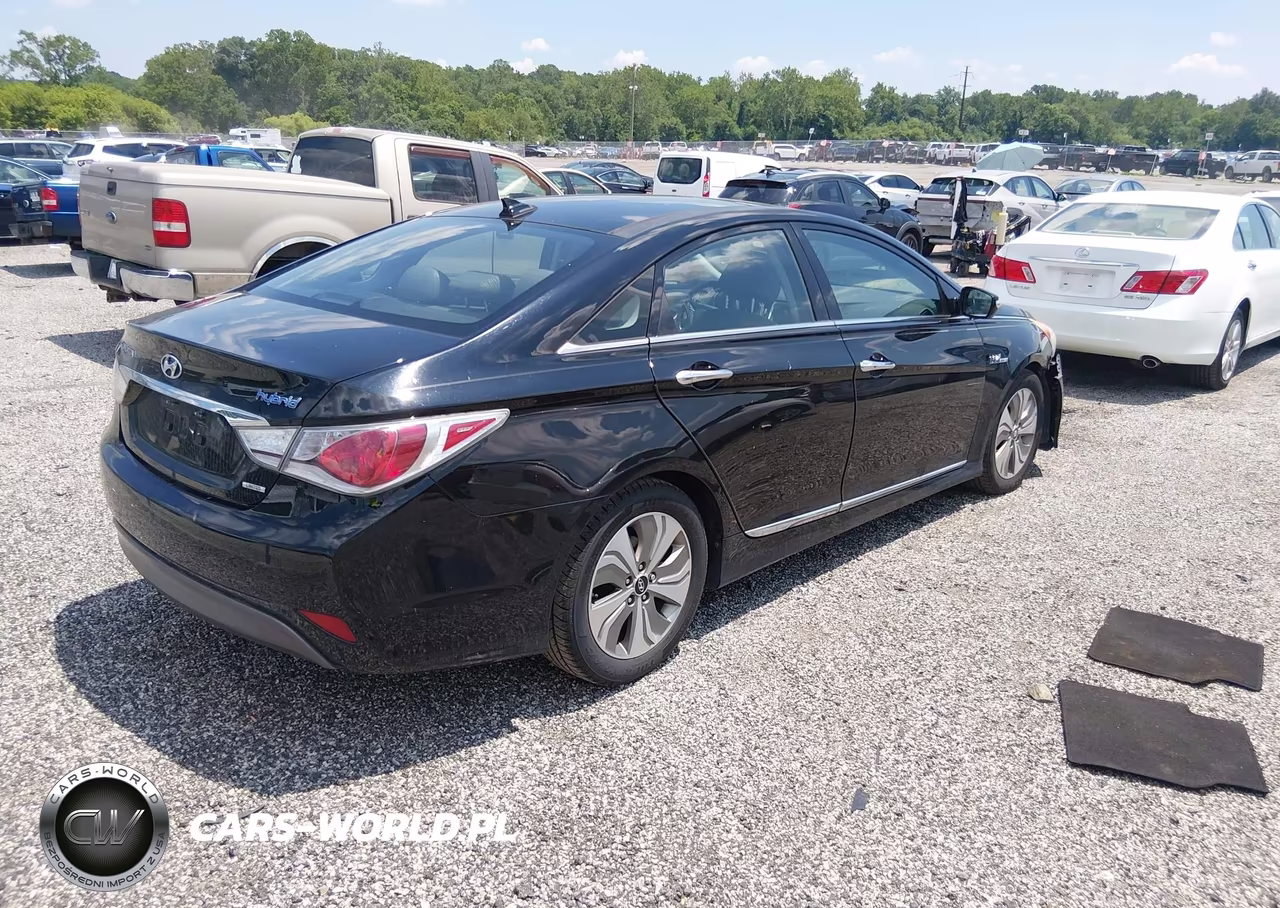 2014 Hyundai Sonata Hybrid Limited VIN:KMHEC4A42EA105075 - 4