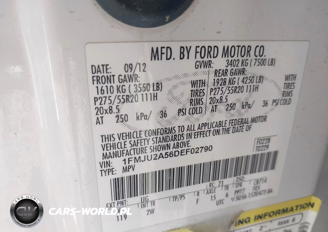 2013 Ford Expedition Limited VIN:1FMJU2A56DEF02790 - 9