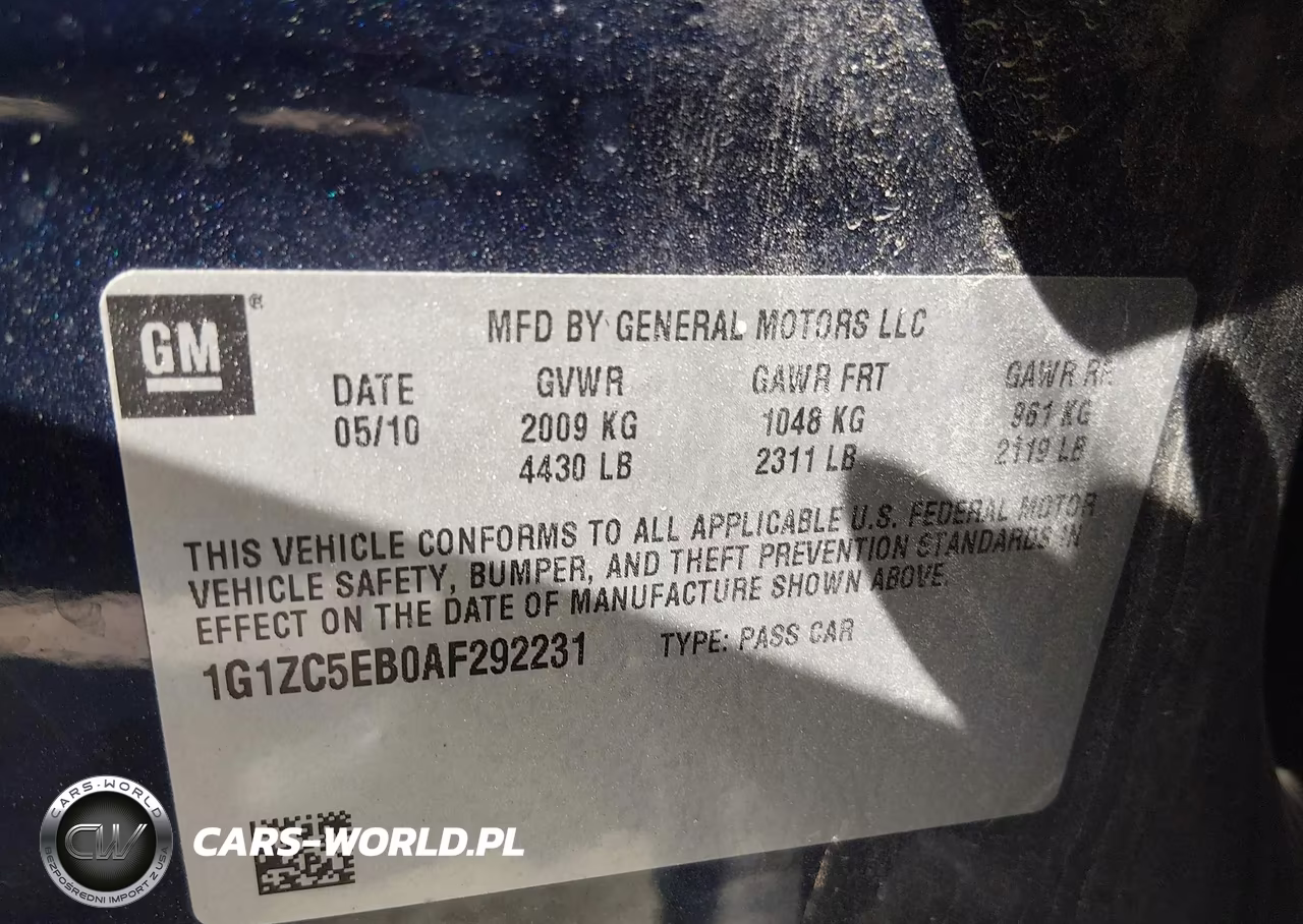 2010 Chevrolet Malibu Lt VIN:1G1ZC5EB0AF292231 - 9