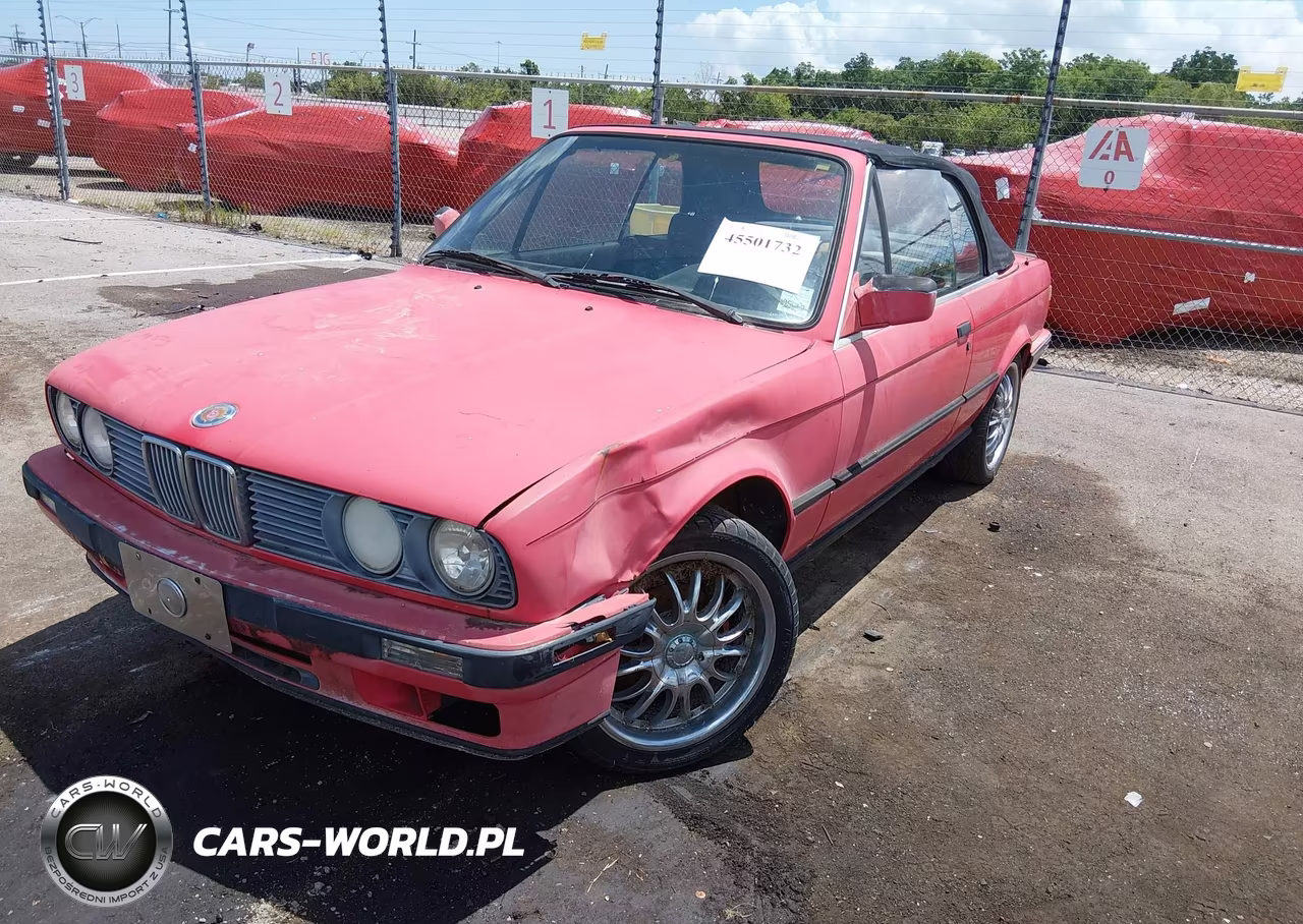 1991 BMW 325 Ic Automatic VIN:WBABB2318MEC24886 - 2