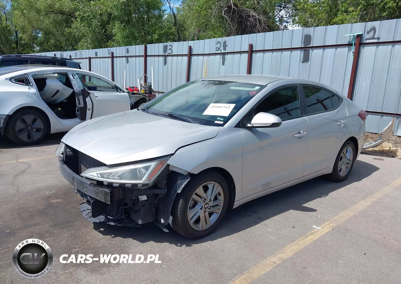 2019 Hyundai Elantra Sel VIN:5NPD84LF1KH447122 - 2