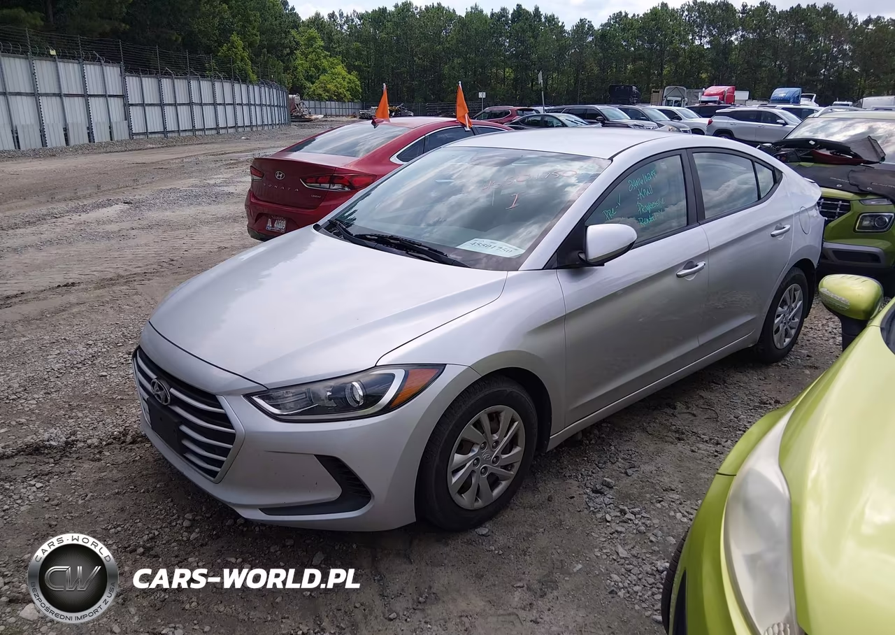 2017 Hyundai Elantra Se VIN:KMHD74LF6HU114654 - 2