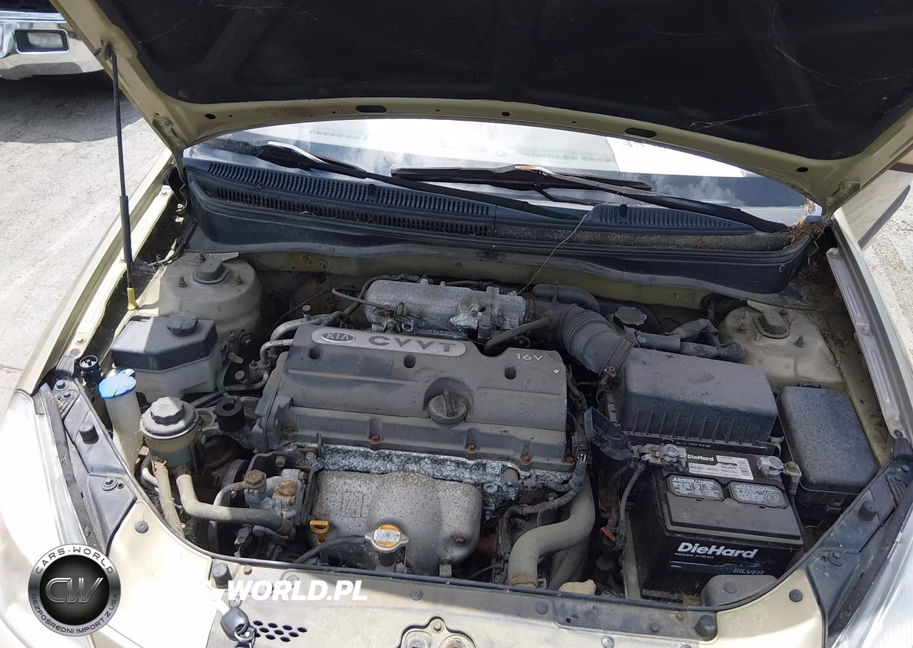 2009 Kia Rio Lx VIN:KNADE223X96500406 - 10