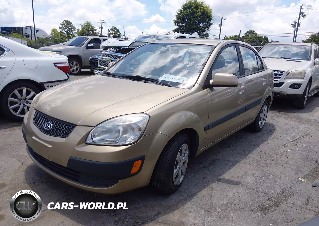 2009 Kia Rio Lx VIN:KNADE223X96500406 - 2