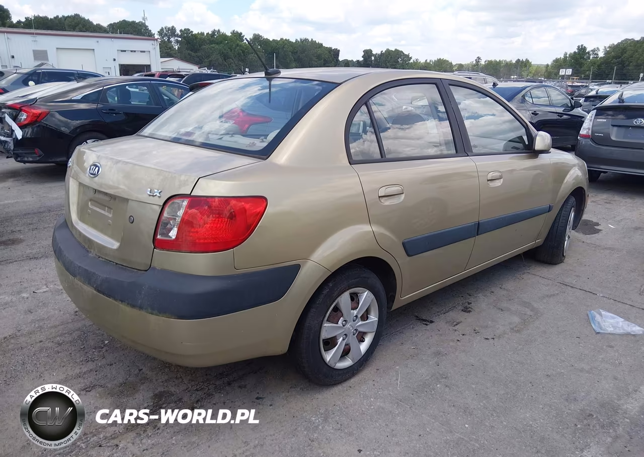 2009 Kia Rio Lx VIN:KNADE223X96500406 - 4