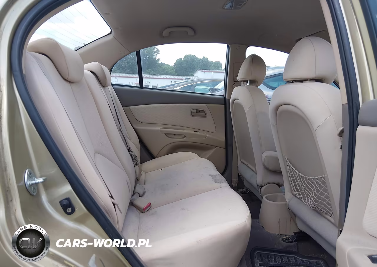 2009 Kia Rio Lx VIN:KNADE223X96500406 - 8