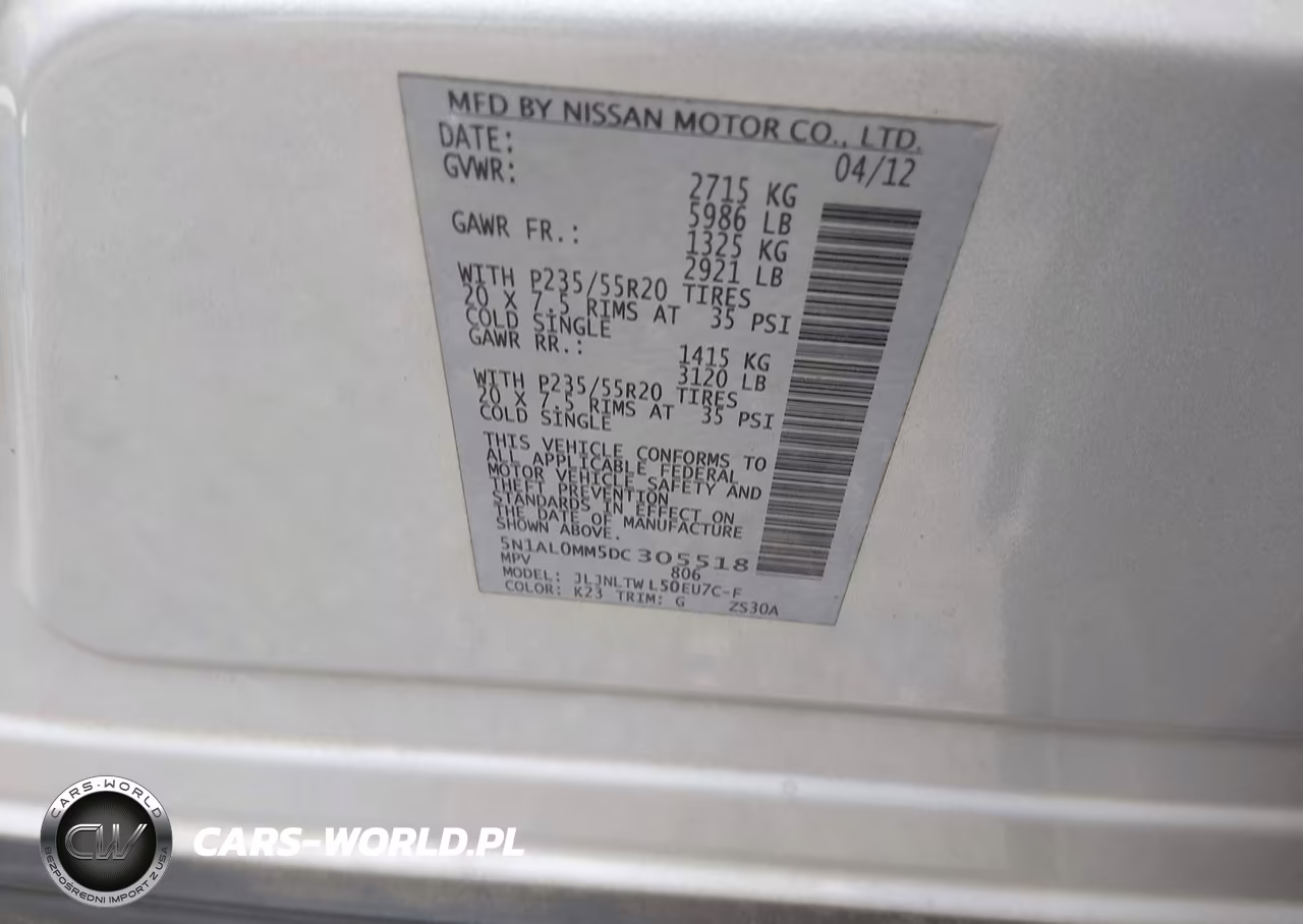 2013 Infiniti Jx35 VIN:5N1AL0MM5DC305518 - 9